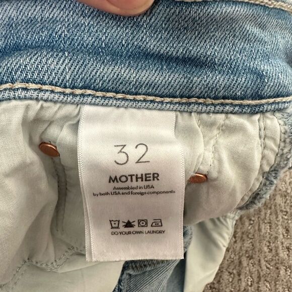 MOTHER | Insider Crop Step Frey Limited Edition Wash Size 32 Anthropologie - Picture 13 of 14